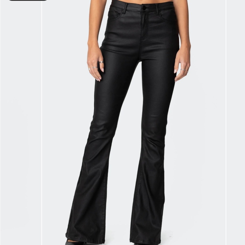 Edikted Black Flare Pants